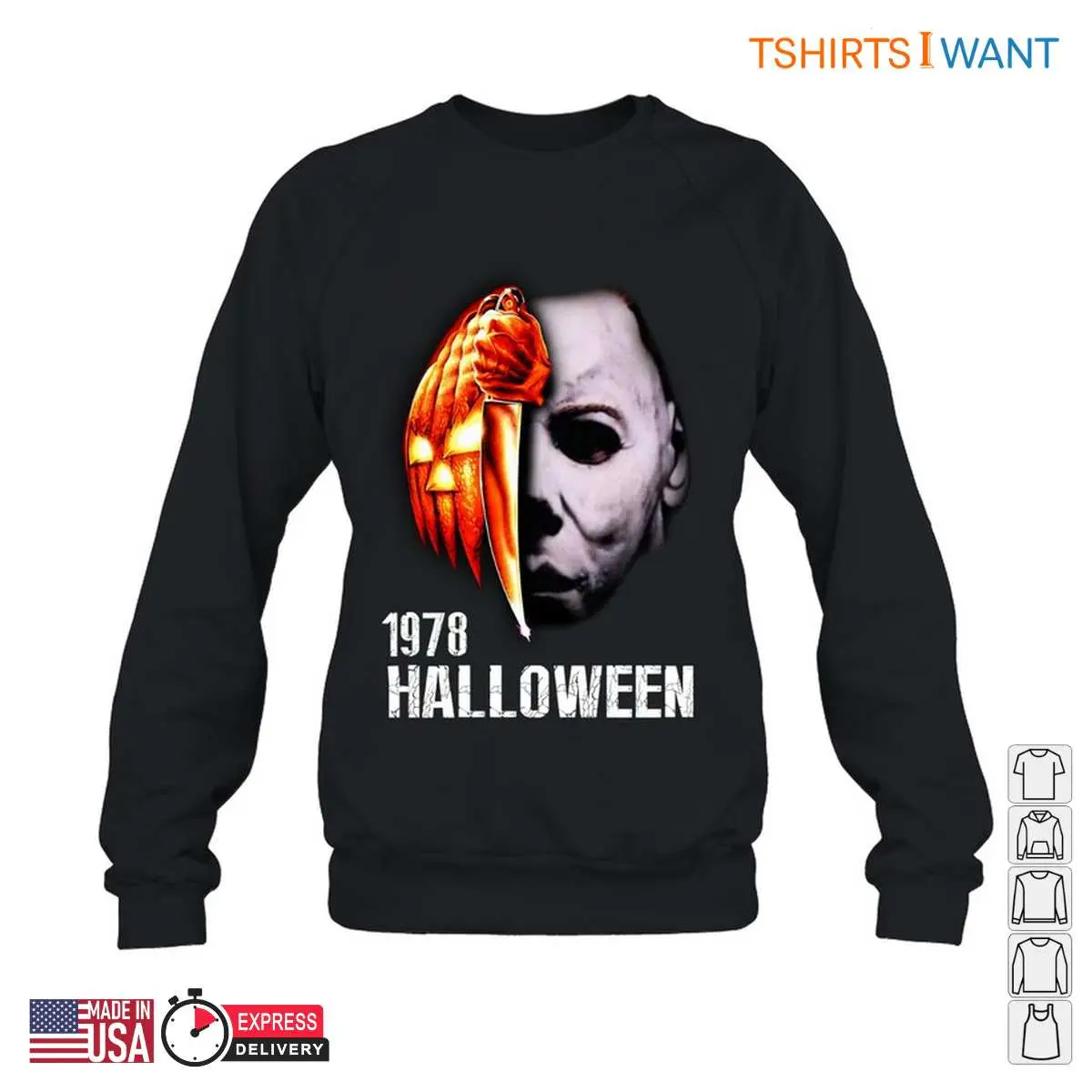 1978 Halloween T Shirt Michael Myers Classic Tee 1 1.jpg