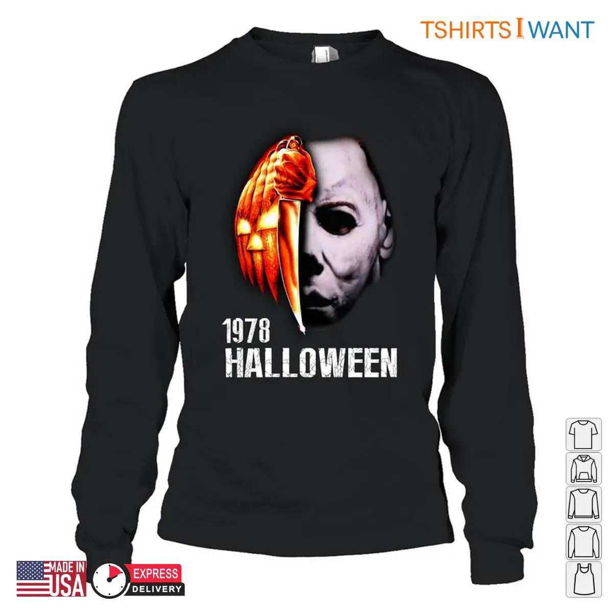 1978 Halloween T Shirt Michael Myers Classic Tee 3 1.jpg