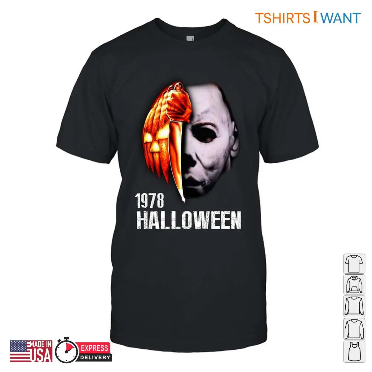 1978 Halloween T Shirt Michael Myers Classic Tee 5 1.jpg