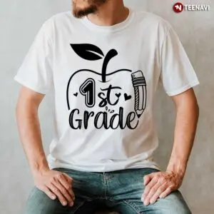 1st Grade Teacher Shirt with Apple Design 7 1st Grade Teacher Shirt with Apple Design 2 1.jpg