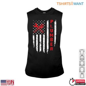 American Plumbing T Shirt Plumber Wrench Flag Design 3 1.jpg