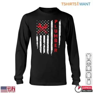 American Plumbing T-Shirt: Plumber Wrench & Flag Design 11 American Plumbing T Shirt Plumber Wrench Flag Design 6 1.jpg