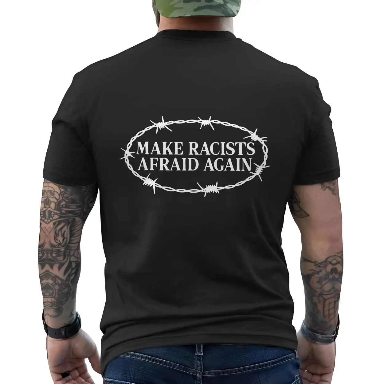Anti-Racist Slogan Political Graphic T-Shirt 6 Anti Racist Slogan Political Graphic T Shirt 6 1.jpg