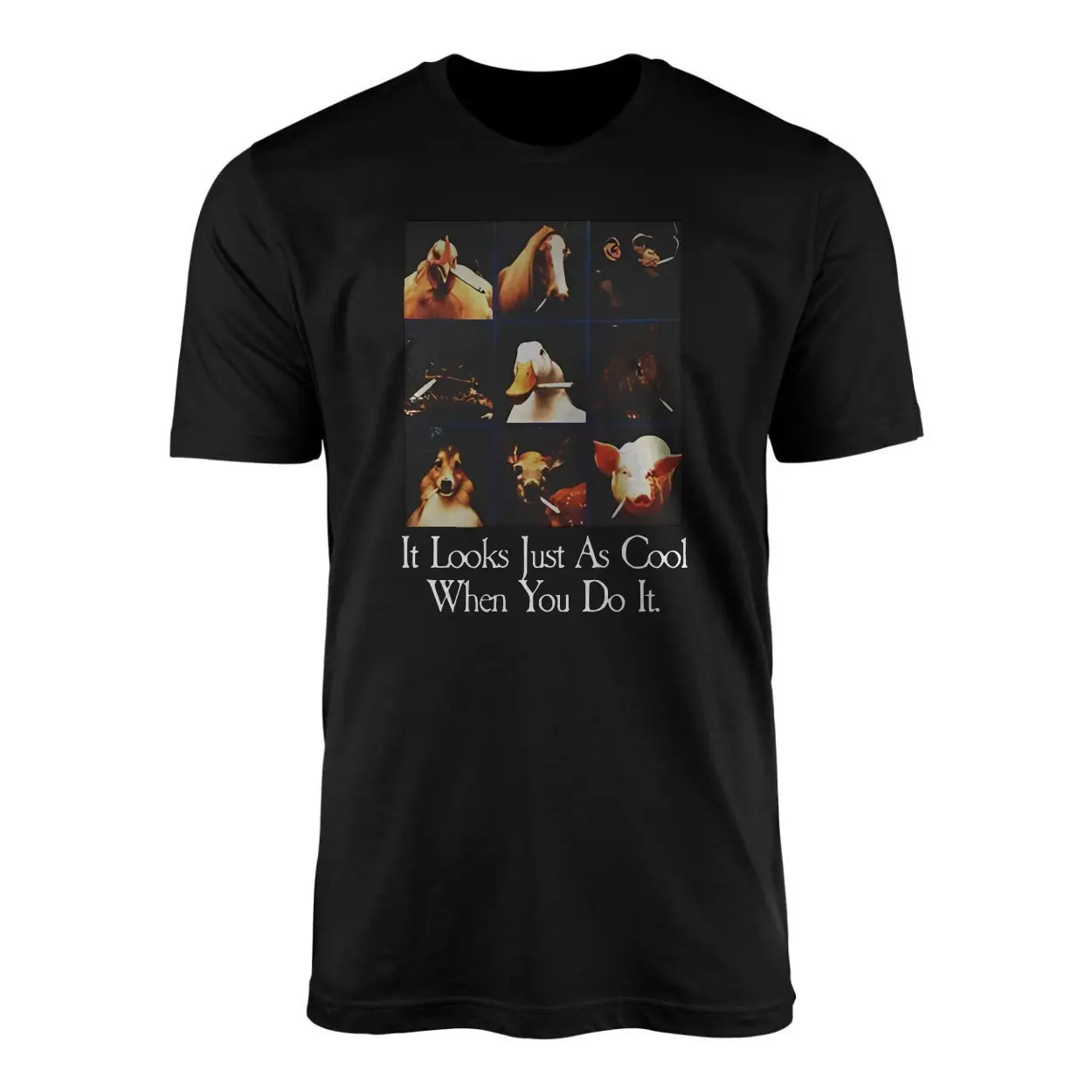 Anti Smoking Animals Awareness Graphic T Shirt 1 1.jpg