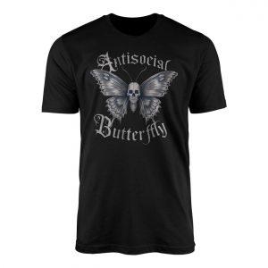 Antisocial Butterfly Skull Tattoo Art T Shirt 1 1 1.jpg