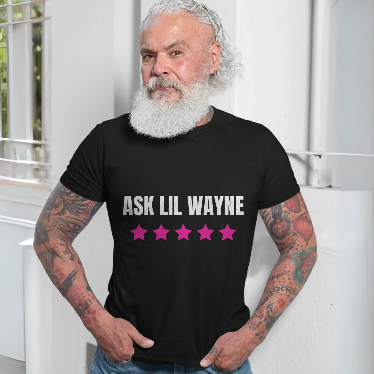 Ask Lil Wayne Five Star Funny Rap Music T Shirt 7 1.jpg