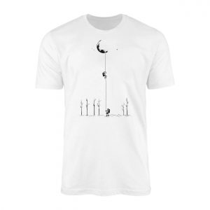 Astronauts Climbing to the Moon Space Art Graphic T Shirt 1 1.jpg