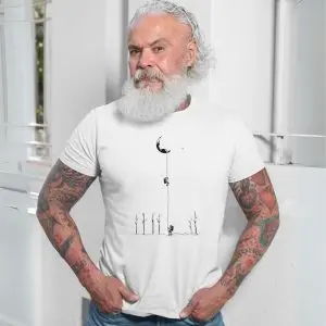 Astronauts Climbing to the Moon Space Art Graphic T-Shirt 13 Astronauts Climbing to the Moon Space Art Graphic T Shirt 7 1.jpg