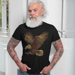 Bald Eagle Patriotic Wildlife Graphic T Shirt 7 1.jpg