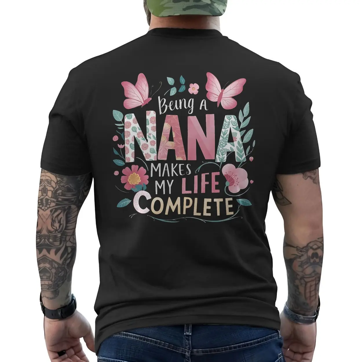 Being a Nana Makes My Life Complete T Shirt 6 1 1.jpg