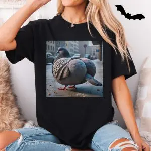 Big Funny Fat Pigeon Meme Graphic T-Shirt 11 Big Funny Fat Pigeon Meme Graphic T Shirt 5 1.jpg