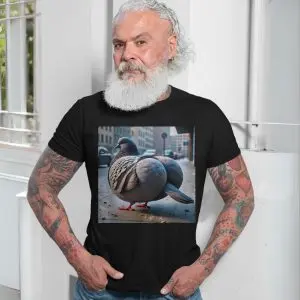 Big Funny Fat Pigeon Meme Graphic T-Shirt 13 Big Funny Fat Pigeon Meme Graphic T Shirt 7 1.jpg