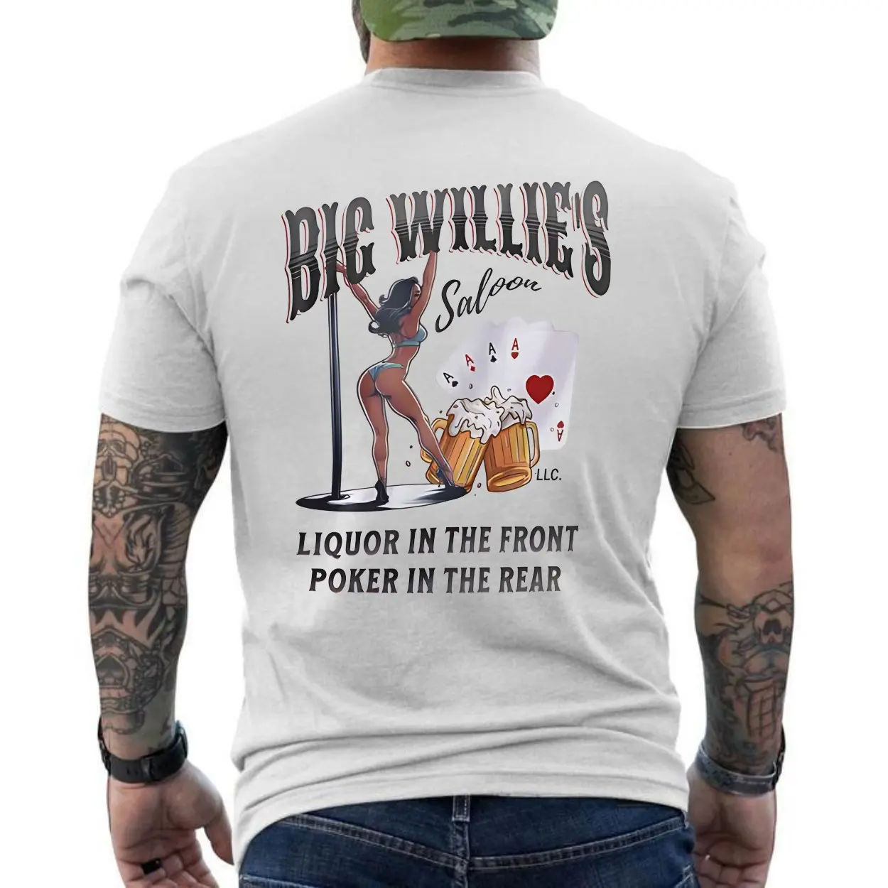 Big Willie's Saloon Liquor In The Front T-Shirt 6 Big Willies Saloon Liquor In The Front T Shirt 6 1.jpg