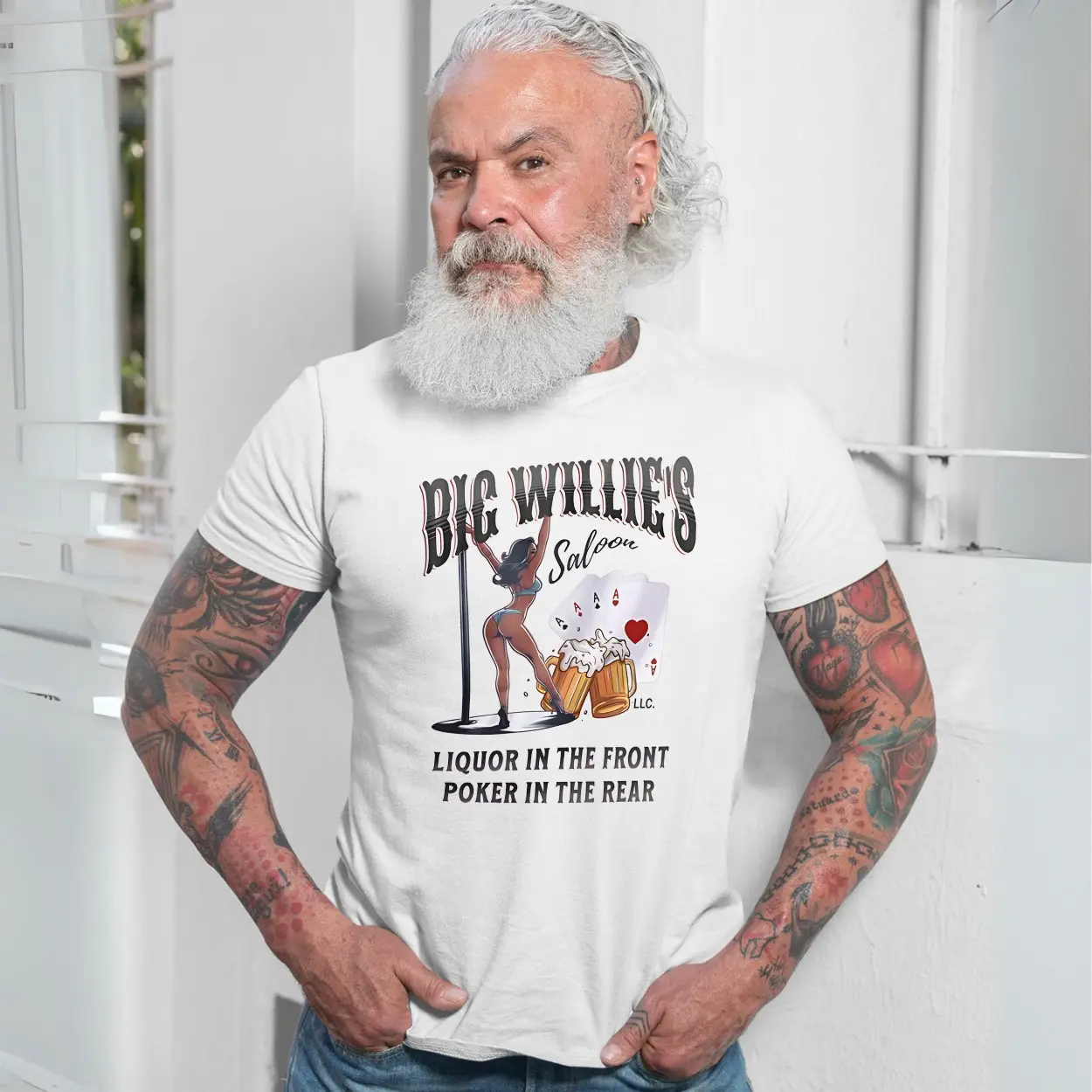 Big Willie's Saloon Liquor In The Front T-Shirt 7 Big Willies Saloon Liquor In The Front T Shirt 7 1.jpg