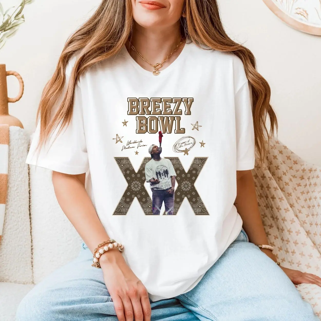 Breezy Bowl 20 Years of Chris Brown Graphic T Shirt 5 1.jpg