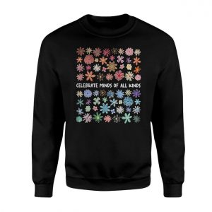 Celebrate Minds of All Kinds Flower Graphic T Shirt 3 1.jpg