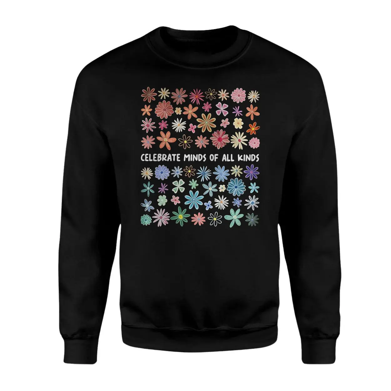 Celebrate Minds of All Kinds Flower Graphic T-Shirt 3 Celebrate Minds of All Kinds Flower Graphic T Shirt 3 1.jpg