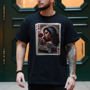 Chola Queen of Hearts T Shirt Latina Lowrider Chicano Art Gift 4 1.jpg