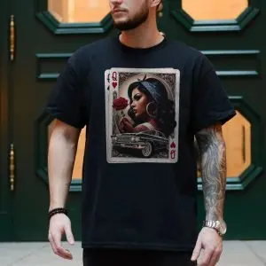 Chola Queen of Hearts T-Shirt Latina Lowrider Chicano Art Gift 10 Chola Queen of Hearts T Shirt Latina Lowrider Chicano Art Gift 4 1.jpg