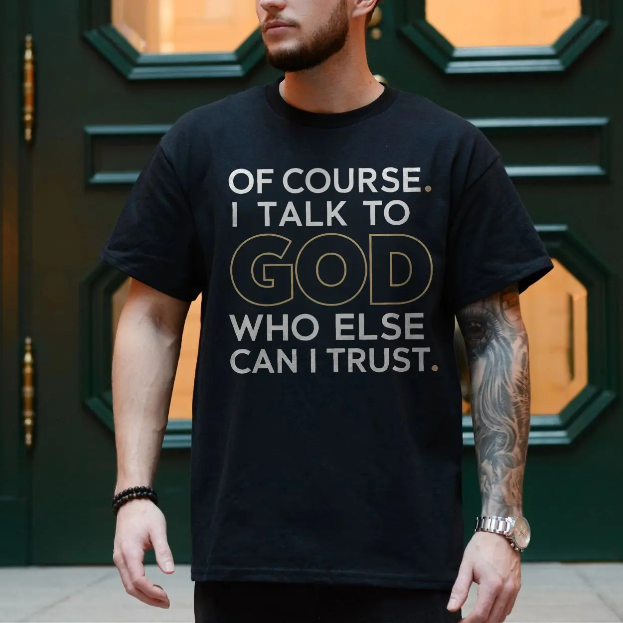 Christian Faith Of Course I Talk to God Quote T-Shirt 4 Christian Faith Of Course I Talk to God Quote T Shirt 4 1 1.jpg