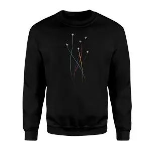 Colorful Airplane Smoke Trails Minimalist Aviation T-Shirt 9 Colorful Airplane Smoke Trails Minimalist Aviation T Shirt 3 1.jpg