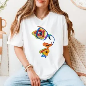 Colorful Face Profile Abstract Art T-Shirt 11 Colorful Face Profile Abstract Art T Shirt 5 1 1.jpg