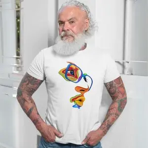 Colorful Face Profile Abstract Art T-Shirt 13 Colorful Face Profile Abstract Art T Shirt 7 1 1.jpg