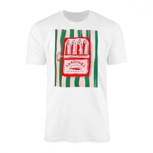 Colorful Sardines Tin Fish Illustration Graphic T Shirt 1 1.jpg