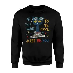 Cool Cat Be Yourself Motivational T-Shirt 9 Cool Cat Be Yourself Motivational T Shirt 3 2.jpg