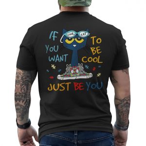 Cool Cat Be Yourself Motivational T Shirt 6 1.jpg