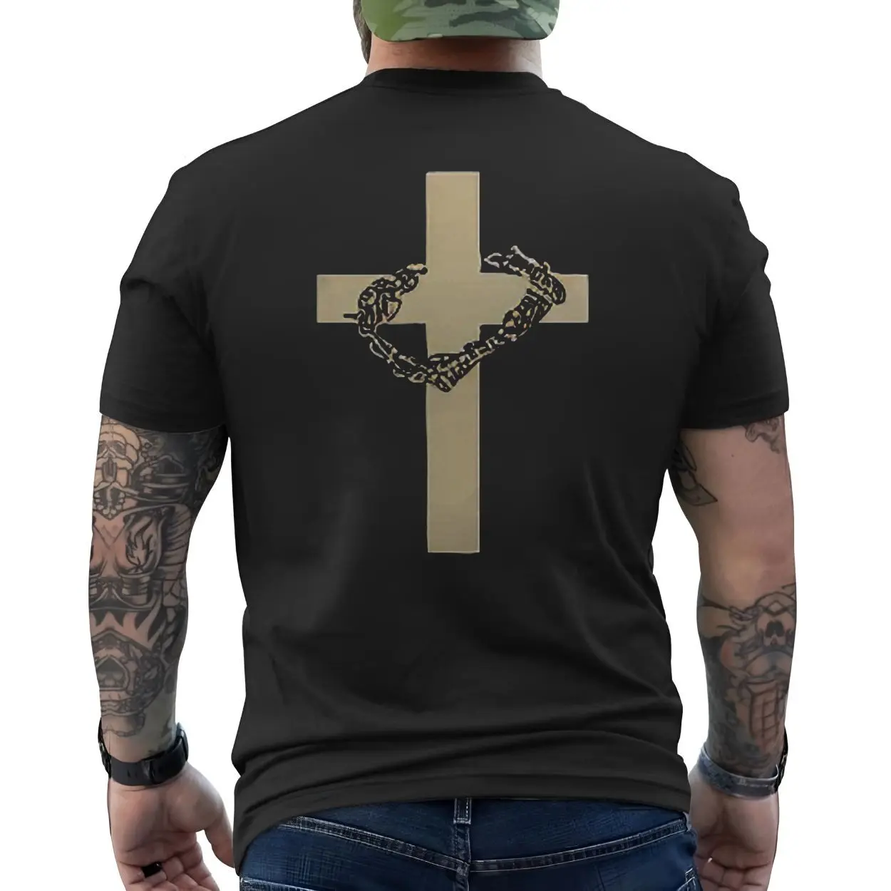 Cross Chain Symbolic Graphic T Shirt 6 1.jpg