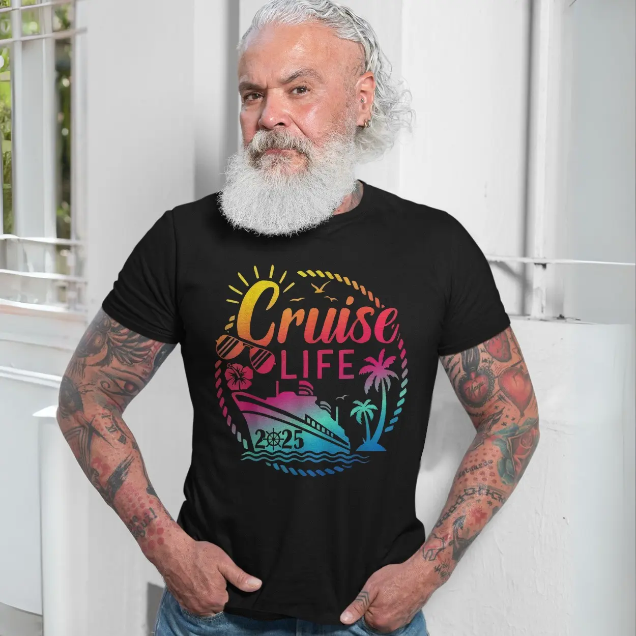 Cruise Life 2025 Vacation Travel Graphic T-Shirt 7 Cruise Life 2025 Vacation Travel Graphic T Shirt 7 1.jpg