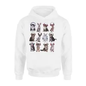 Cute Cats with Headphones Music Lover Graphic T-Shirt 8 Cute Cats with Headphones Music Lover Graphic T Shirt 2 1.jpg