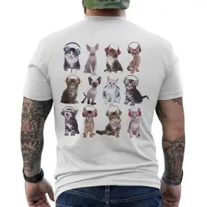 Cute Cats with Headphones Music Lover Graphic T-Shirt 12 Cute Cats with Headphones Music Lover Graphic T Shirt 6 1.jpg