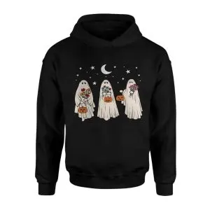 Cute Ghosts Halloween Graphic T-Shirt 10 Cute Ghosts Halloween Graphic T Shirt (2)