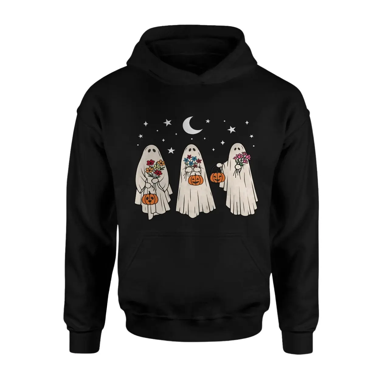 Cute Ghosts Halloween Graphic T Shirt (2)