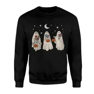 Cute Ghosts Halloween Graphic T-Shirt 11 Cute Ghosts Halloween Graphic T Shirt (3)