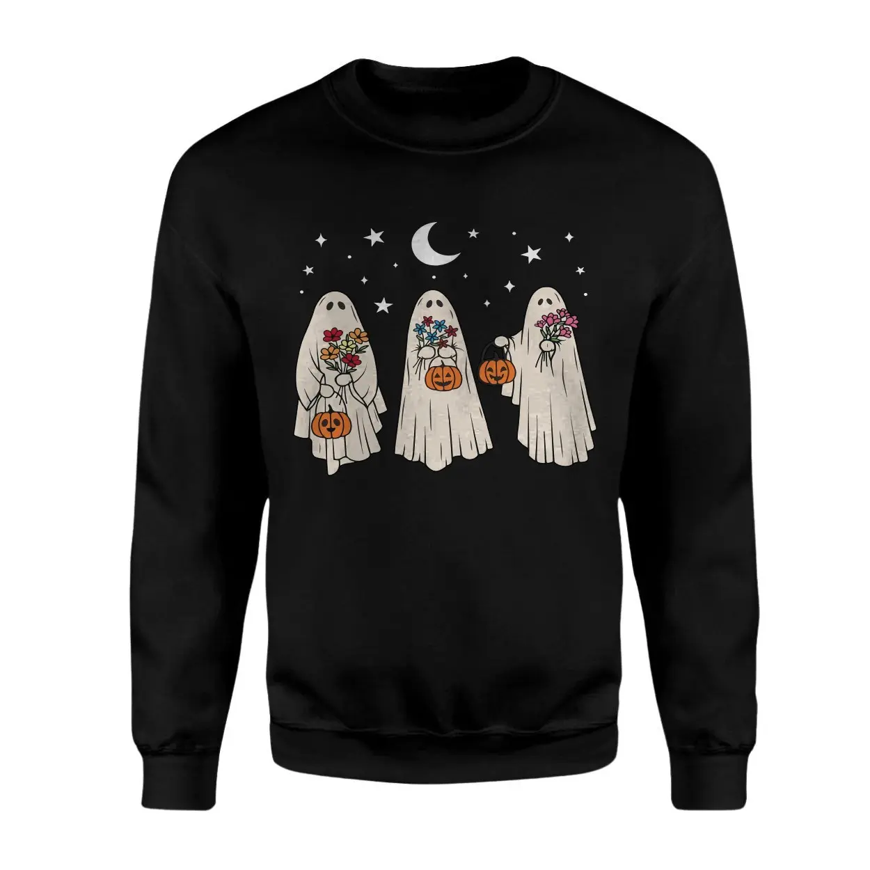 Cute Ghosts Halloween Graphic T Shirt (3)