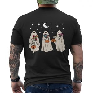 Cute Ghosts Halloween Graphic T Shirt (6)