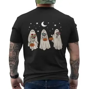 Cute Ghosts Halloween Graphic T-Shirt 14 Cute Ghosts Halloween Graphic T Shirt (6)