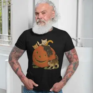 Cute Halloween Cats with Pumpkin Jack O Lantern T-Shirt 13 Cute Halloween Cats with Pumpkin Jack O Lantern T Shirt 7 1.jpg