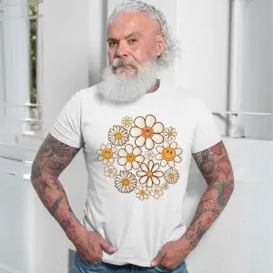Cute Hippie Smiley Face Daisy Flowers T-Shirt 13 Cute Hippie Smiley Face Daisy Flowers T Shirt 7 1.jpg