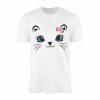 Cute Kawaii Kitty Cat Face with Pink Bow T Shirt 1 1.jpg