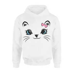 Cute Kawaii Kitty Cat Face with Pink Bow T-Shirt 8 Cute Kawaii Kitty Cat Face with Pink Bow T Shirt 2 1.jpg