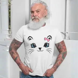 Cute Kawaii Kitty Cat Face with Pink Bow T-Shirt 13 Cute Kawaii Kitty Cat Face with Pink Bow T Shirt 7 1.jpg