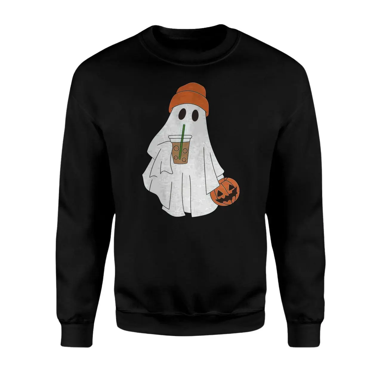 Cute2BGhost2BIced2BCoffee2BPumpkin2BHalloween2BT Shirt2B3 HkTb1 1.jpg