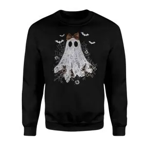 Cute Ghost with Bow Floral Halloween T-Shirt 9 Cute2BGhost2Bwith2BBow2BFloral2BHalloween2BT Shirt2B3 vi4yW 1.jpg