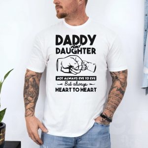 Daddy and Daughter Heart to Heart Graphic T Shirt 4 2 1.jpg