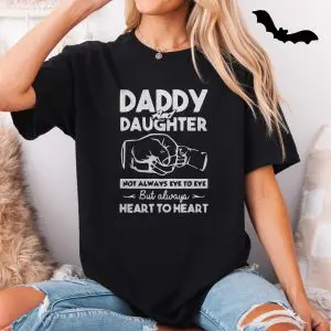 Daddy and Daughter Heart to Heart Graphic T-Shirt 11 Daddy and Daughter Heart to Heart Graphic T Shirt 5 1.jpg