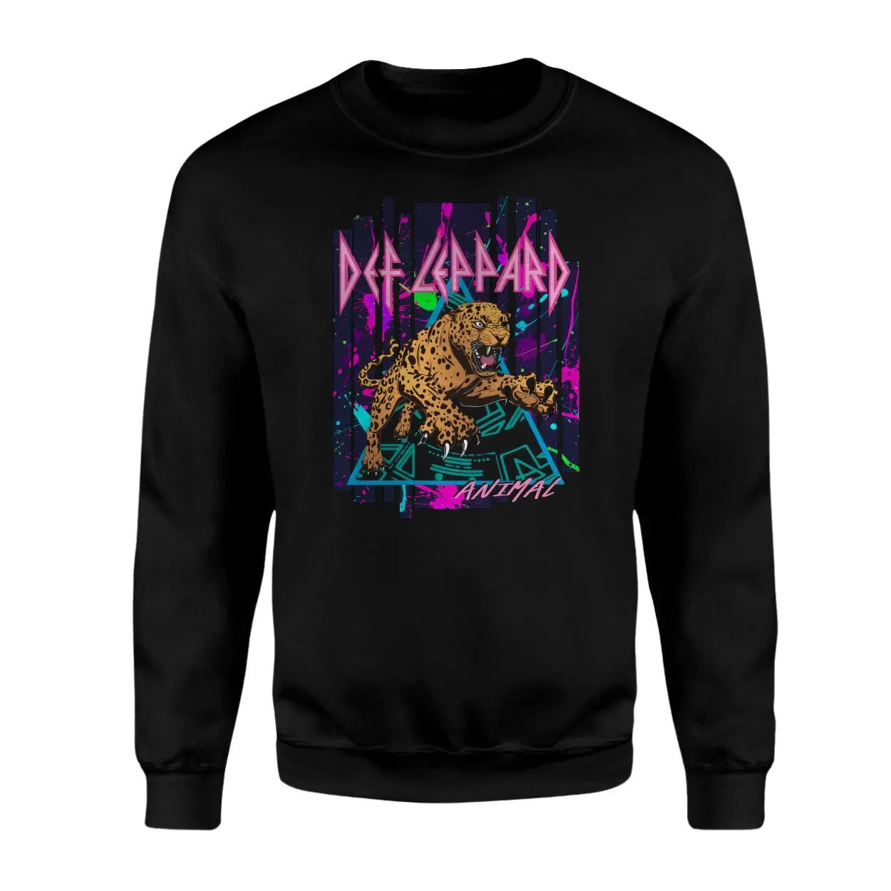 Def Leppard Animal Leopard 80s Rock Band T-Shirt 3 Def Leppard Animal Leopard 80s Rock Band T Shirt 3 1.jpg